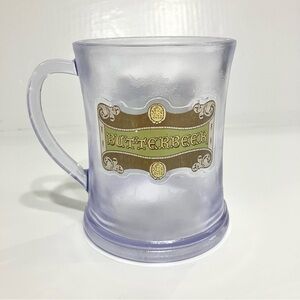 Universal Studios‎ Harry Potter Butterbeer Mug Cup Frosted Plastic Souvenir
